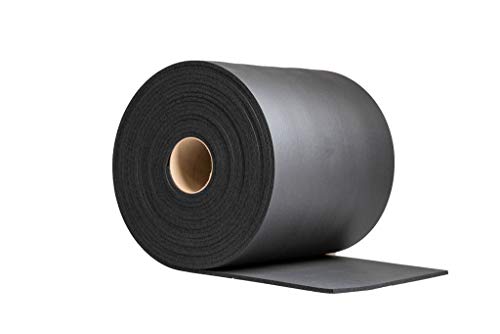 Rubber mat Rubber Sheet (1/4 inch Thick X 12 inch Wide X 33ft) Soft Sponge Rubber Easy Cut Multi-Function Soundproof Padding DIY Project Sheet OKAYASU RUBBER E05ES01