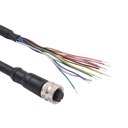 Cable PWRIO-02 industrial de alimentación sensorial con disparo resistente