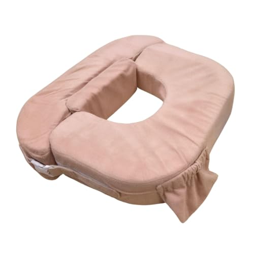 Image of My Brest Friend Twin Nursing Pillow, Enhanced Comfort - Soft Rose
