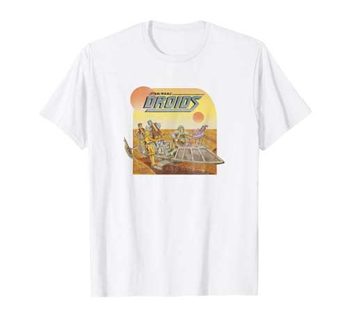 T-shirt Star Wars Droid Sunset idéal pour un look streetwear quotidien