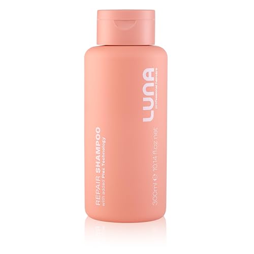 Luna Professional Haircare Repair Shampoo - Restorative Hair Care for Dry & Damaged Hair - Reconstructing Beauty Formula for Softer, Resilient Locks - Deep Cleansing & Protection - 300ml