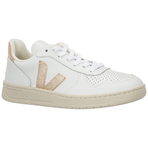 Image of Veja Women V-10 Sneakers Extra White - Platine 6 US