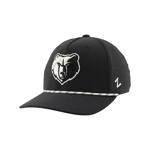 Memphis Grizzlies NBA Officially Licensed Rope Hat Snapback Performance Black