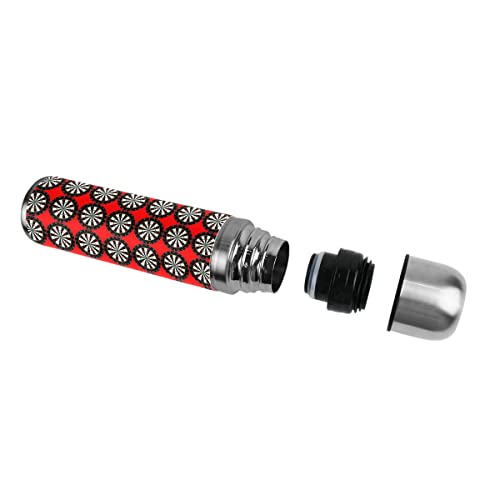 Darts Dart Board Board Juego de objetivo Botella de agua de acero inoxidable Frasco aislado al vacío Termo 500ml Viaje… - Imagen 5