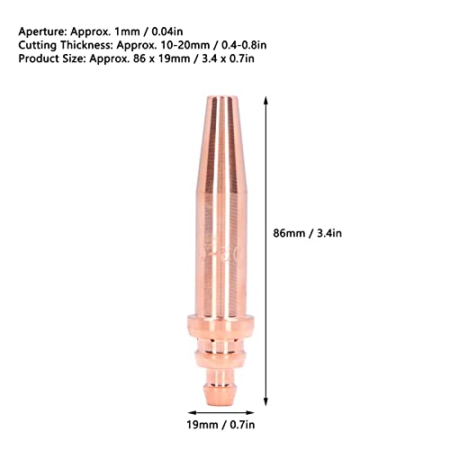 5 PZ Punte da Taglio in Rame Ugello Torcia