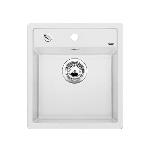 BLANCO Dalago 45 - Fregadero (Blanco, 1 senos, 395 x 350 mm, 19 cm, 465 mm, 510 mm)