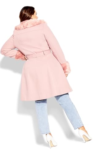 City Chic Women's Coat-Make Me Blush3