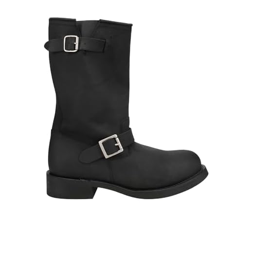 Dingo Boots Mens Rob Pull On Boots Mid Calf - Black - Size 10 2E