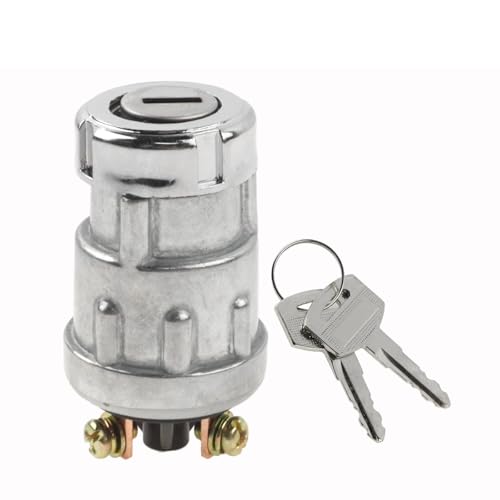 Interruptor de encendido coche Interruptor De Encendido Universal 3 Posiciones Con Llave, Apto Para Coche, Barco, Motocicleta, Tractor, Camión, Scooter