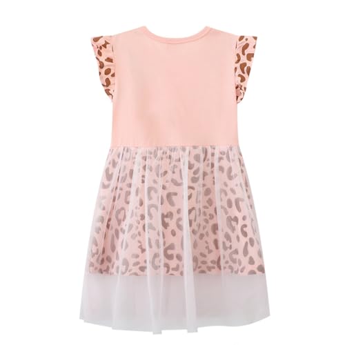 Image of Toddler Girls Tutu Dresses Cute Casual Short Sleeve Dress for Summer Daily Home School Party 2-8T