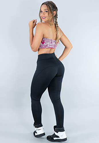Calça Legging MVB Modas Montaria Cintura Alta Suplex