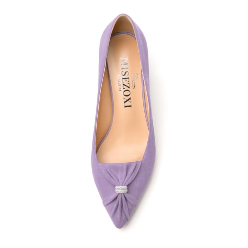 Women's Pumps Shoes Low Heels Pointy Toe Kitten Heel Daily Pumps3