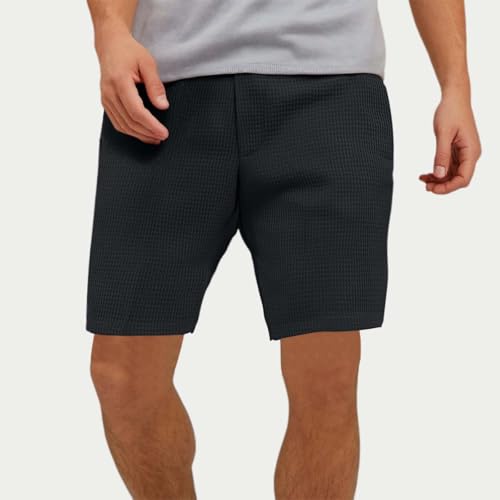 European Solid Color Zipper Pocket Five Quarter Pants for Men Casual Loose Comfortable Trendy Sports and Yoga2