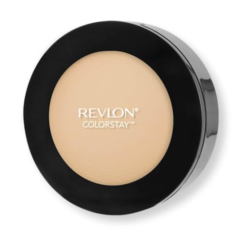 Revlon ColorStay 16H, Polvos compactos, acabado mate y natural, control del brillo, sin aceite ni perfume, tono medio (840)