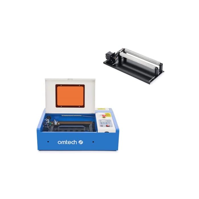 Buy OMTech 40W Laser Engraver, 200x300mm Desktop K40 Laser Cutter and