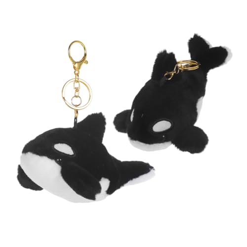 Porte-clés en peluche Orca Whale pour sac à dos enfant marin