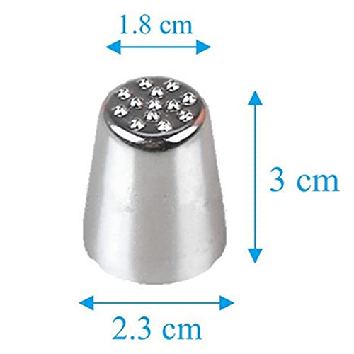 2 STKS/Set Drop Rose Bloem Afmeting Iking Piping Nozzle Gras Gebak Tips Metalen Cream Cake Decorating Gereedschap… - Image 5