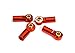 Integy RC Model C30415RED Alloy Machined M3 Size Short Ball Ends Type Tie Rod Ends, Ball Links
