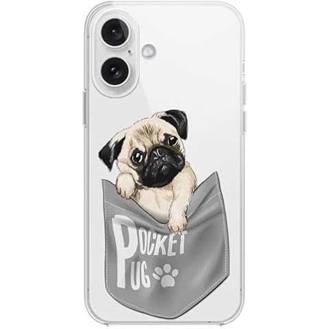Blingy's iPhone 16 Pug Case Cover