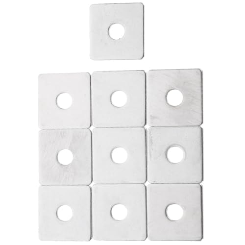 OSOLADY 10Pcs Heavy Duty Square Washers Plate Fastener Washers for Construction Framing and Various Applications for Bolts and Structural Support