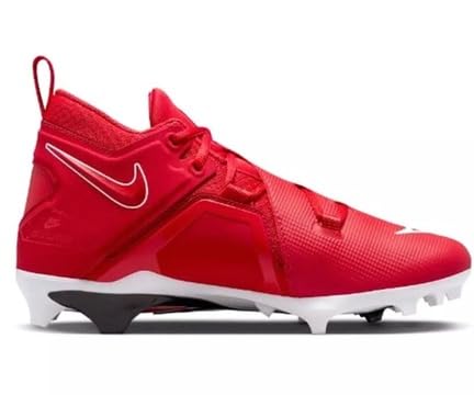 Nike Alpha Menace Pro 3 Mid Men's Football Cleats Red White CT6649-616, Size 18