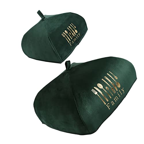 GRIRIW 2Piezas Cubierta De Plato Aislante De Cocina para Alimentos Protección Polvo y Salpicaduras para Picnics y Uso Doméstico y Color