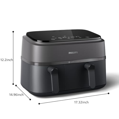 Philips Dual Basket Air Fryer 3000 Series NA350/00 の商品画像 2
