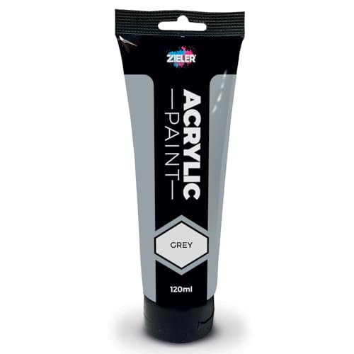 Zieler Peinture acrylique 120 ml (gris)