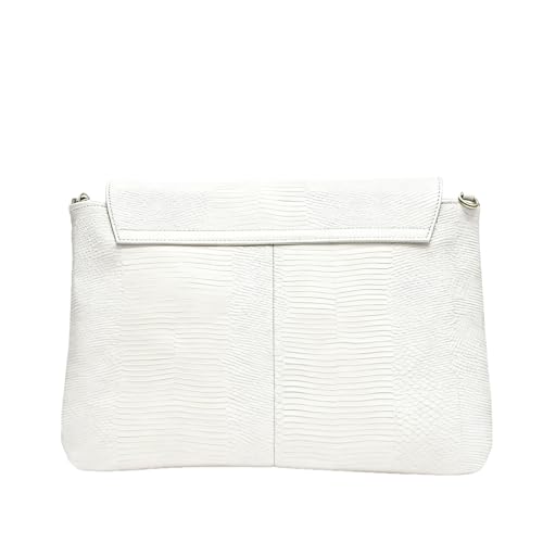 Image of Women Classic Crocodile Pattern Faux Leather Clutch Purse Oversized Female Shoulder Bag Messenger Handbag