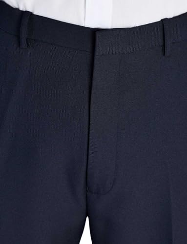 Classic Fit Flat Front Dress Pant with Expandable Waist Smart Casual & Formal Slacks3