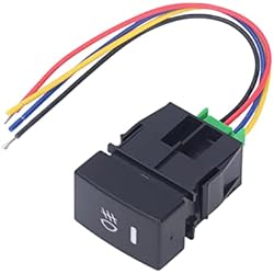 Arnes Clase 3 Fyearfly HondaFit City Cables De Luz Antiniebla, Interruptor De Arnés De Cableado LED Protección De Línea Múltiple IP67 Clase De Protección 12V 3A Interruptor De Luz Antiniebla para FIT CR-V City