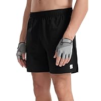 SENBWL Shorts de treino masculino profissional atlético com absorção de umidade Pickleball tênis com bolso traseiro com zíper, 6333 Preto, GG