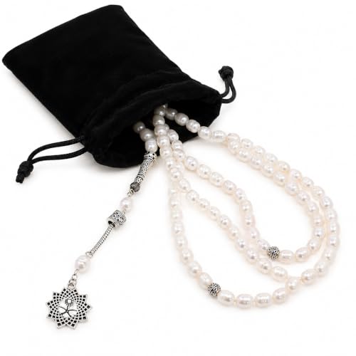 Image of Mandala Crafts Tasbih Muslim Prayer Beads 99 for Men & Women - Islamic Rosary Misbaha Tasbeeh Sibha - Zikr Dhikr Subha Beads for Ramadan Eid Gift