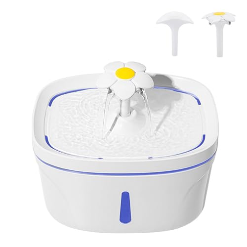 Fuente de agua automática para mascotas 2.5L con luz LED