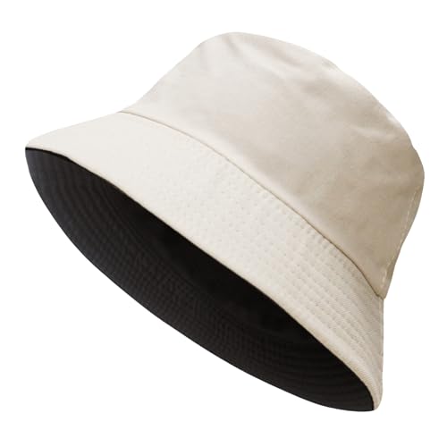 Image of NPQQUAN Bucket Hats for Men Women Packable Foldable Sun Hats for Women Beach Travel Cap