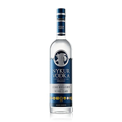 Nykur Wodka | Taste the Nordic Legend | mehrfach preisgekrönter Premium-Vodka mit Bio-Zutaten und sanftem Aroma | 700ml | 42% vol
