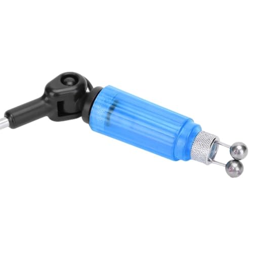 Chiffonade Fishing Bite Alarm & Indicator Stainless Steel Swing Rod Signal Device for Carp Fishing(Blue)