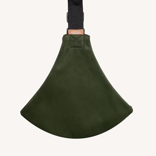 Image of Snugs Ergonomic Baby Carrier | Luxe Edition | Toddler carrier | Sling carrier | Breathable and Lightweight Fabric | Adjustable Straps | Suitable for 8 Months to 4 Years | Supports Up to 20 Kg (Forest Green)