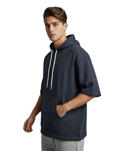 Image of FYLTR Men's Solid Sweatshirt |Oversized Fit| Fashionable Sweatshirt for Men