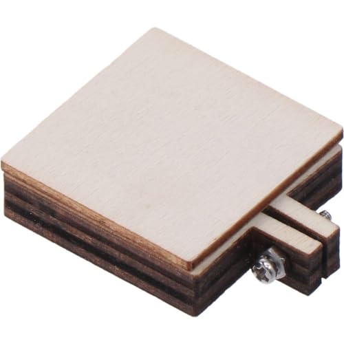 hobbyhub 10Pcs Square Mini Embroidery Hoops, Wooden Tiny Cross Stitch Hoops for Ornaments, Keychain, Earrings, Jewelry Making, Art Crafts