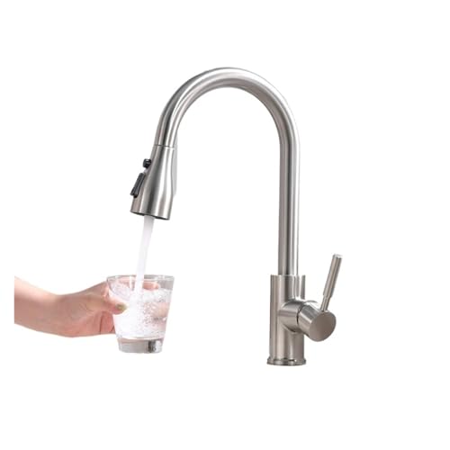 Grifo de cocina monomando extraíble para evitar salpicaduras y limpiar sin esfuerzo 3
