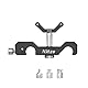Nitze 15mm Universal Lens Support with Rolling Y-Bracket and 1/4”, 3/8”and M3 Height Extension Posts - N04B