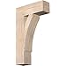Ekena Millwork BKT06X18X30THR05SDF Thorton Block Bracket, 18"D x 30"H, Rough Sawn Douglas Fir