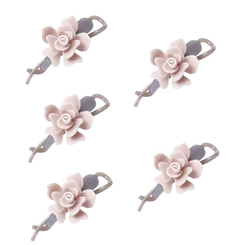 Pince torsadée fleur pour un chignon de mariage élégant et romantique