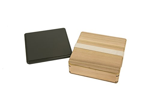 三好製作所 重箱 ランチボックス お重 mWood 保冷ブタ付き 茶 0401-0004