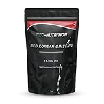Korean Ginseng Red 14,000mg 60 Caps | High Strength Panax Red Ginseng | Cognitive Health & Endurance | GMP Approved | Vegan Letterbox Friendly | UK