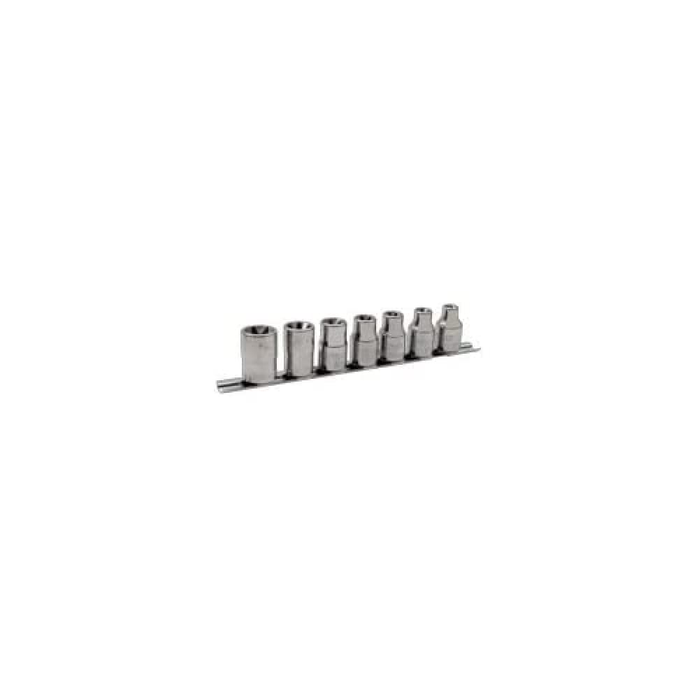 1/2 TORX Socket Rail Set 7 PC - Unid: 1, No Color, Variety pack