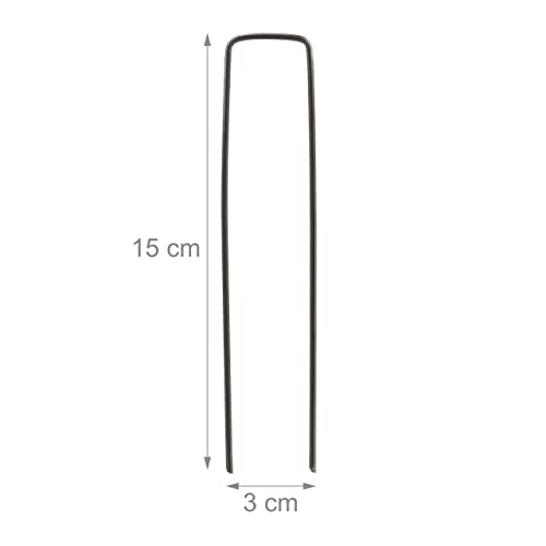 Piquets de fixation en acier anthracite de qualité supérieure - 5