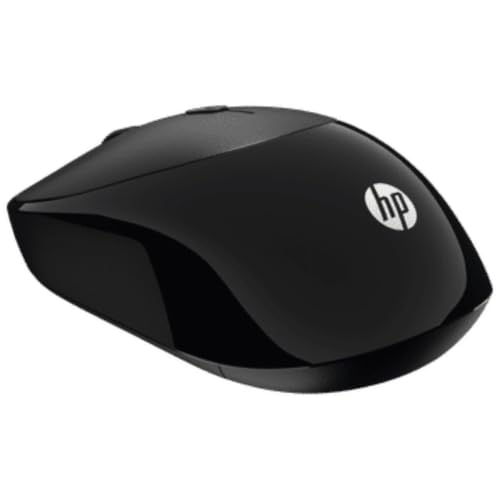 Image of HP M090 Wireless Mouse - 2.4GHz Connectivity, 1200 DPI Optical Sensor, 12-Month Battery Life, Ambidextrous Ergonomic Design, USB Nano Receiver, Compatible with Windows & macOS (Black)
