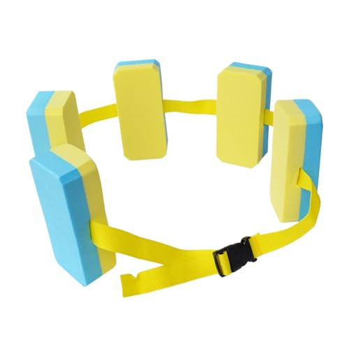 Cinturón flotante infantil ajustable de 6 a 10 años con 5 flotadores EVA desmontables...